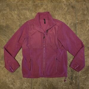Dark Pink | NY EAGLE | Detailed Zip Up